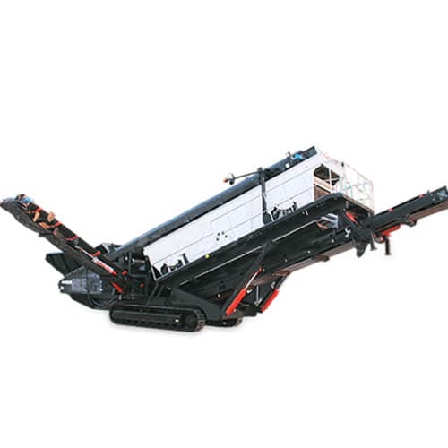 Crawler mobile screening station