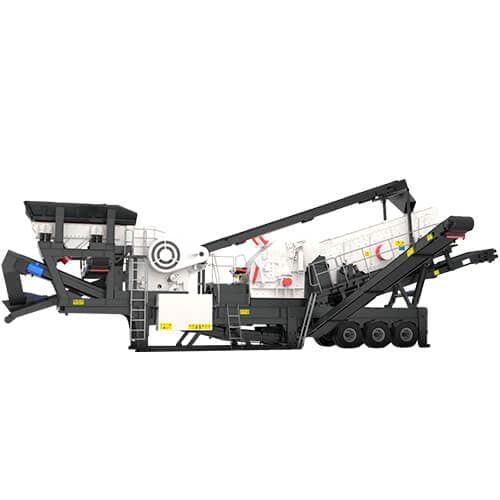 Four combination mobile crusher