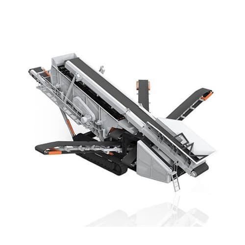 Crawler mobile screening station