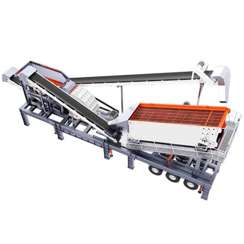 Mobile hammer crusher