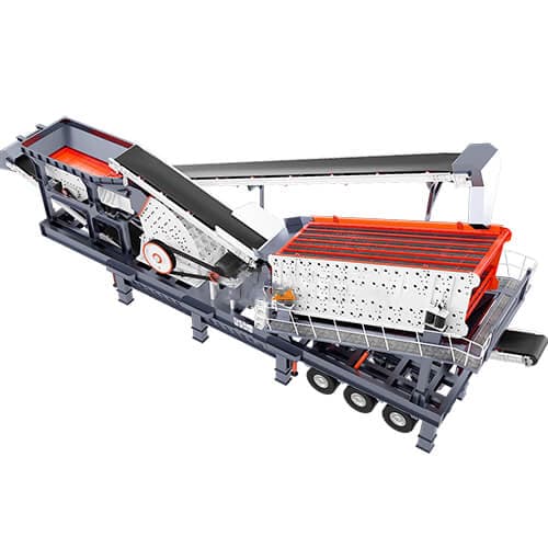 Three combination mobile crusher