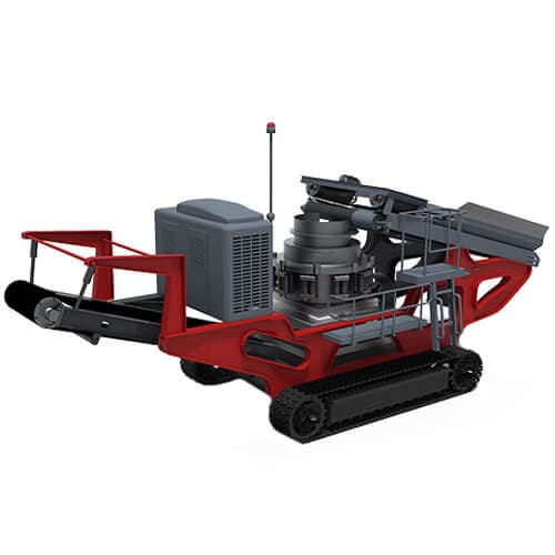 Crawler cone crusher