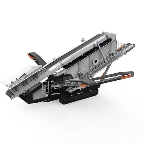 Crawler mobile screening station