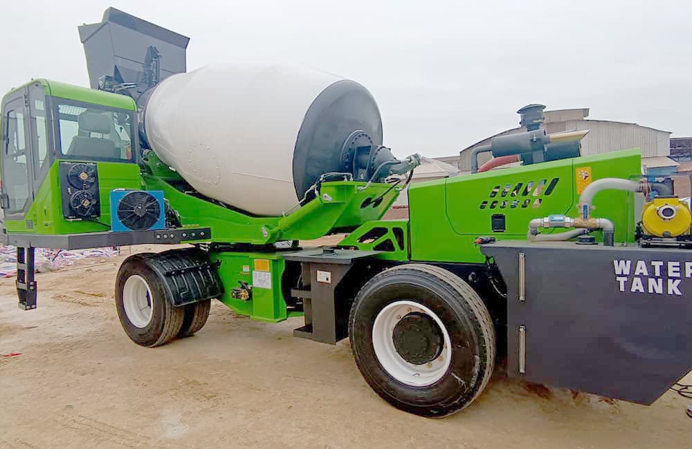 Self-Loading Concrete Mixer Ready For Shipment To Vietnam
