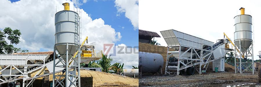 Mobile Concrete Mixing Plant for sale to Kuala Lumpur
