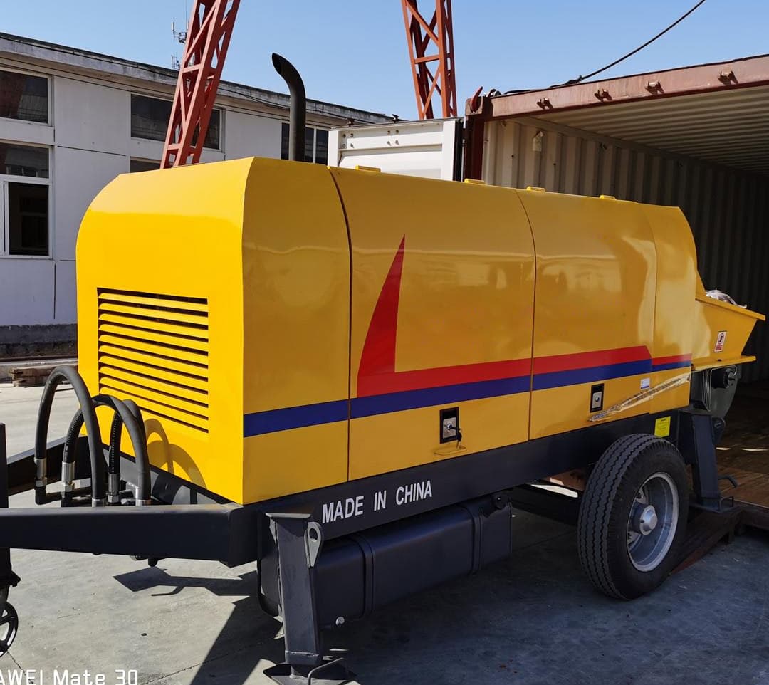 ZOOMJO Delivers ZBT40C Diesel Concrete Trailer Pump to Colombia