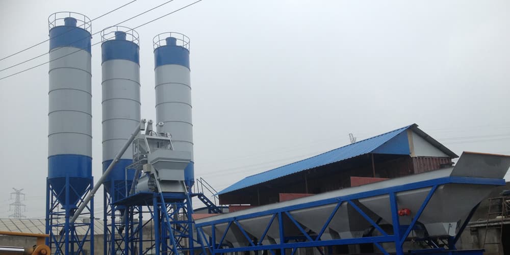 High-Efficiency Mobile Concrete Mixing Plant Exported To Singapore