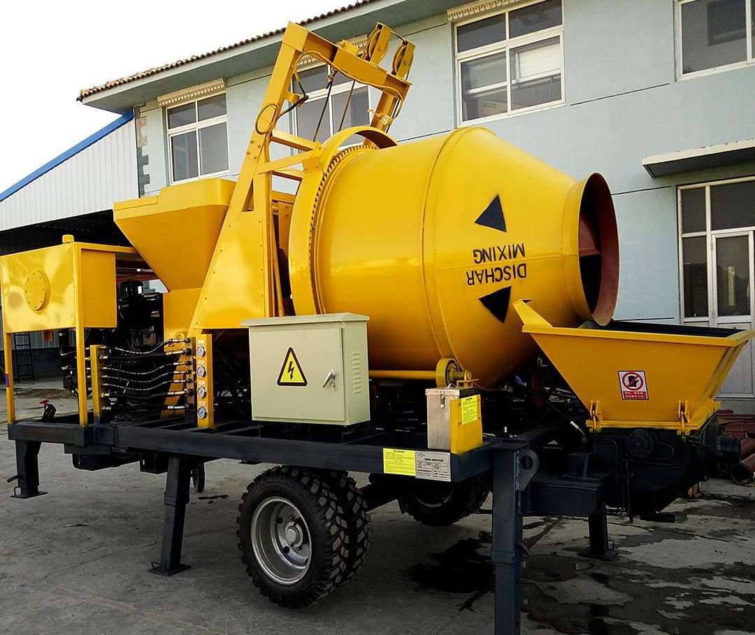 ZOOMJO Diesel Concrete Mixer Pumps for Sale in Lima, Peru