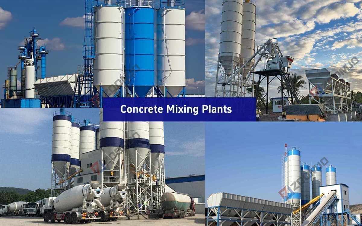 concrete mixing plant for sale
