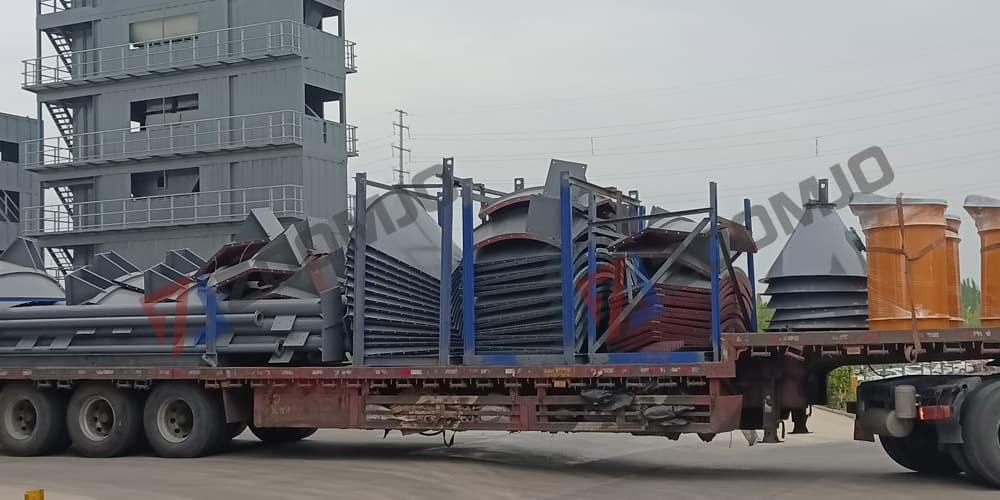 concrete plant shipment