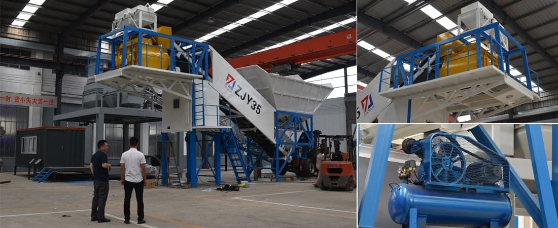Small Mobile Concrete Batching Plant For Sale