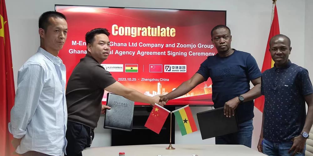 Concrete Batching Plant Cooperation Agreement with Ghanaian Customers