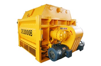 Twin Shaft Forced Concrete Mixer