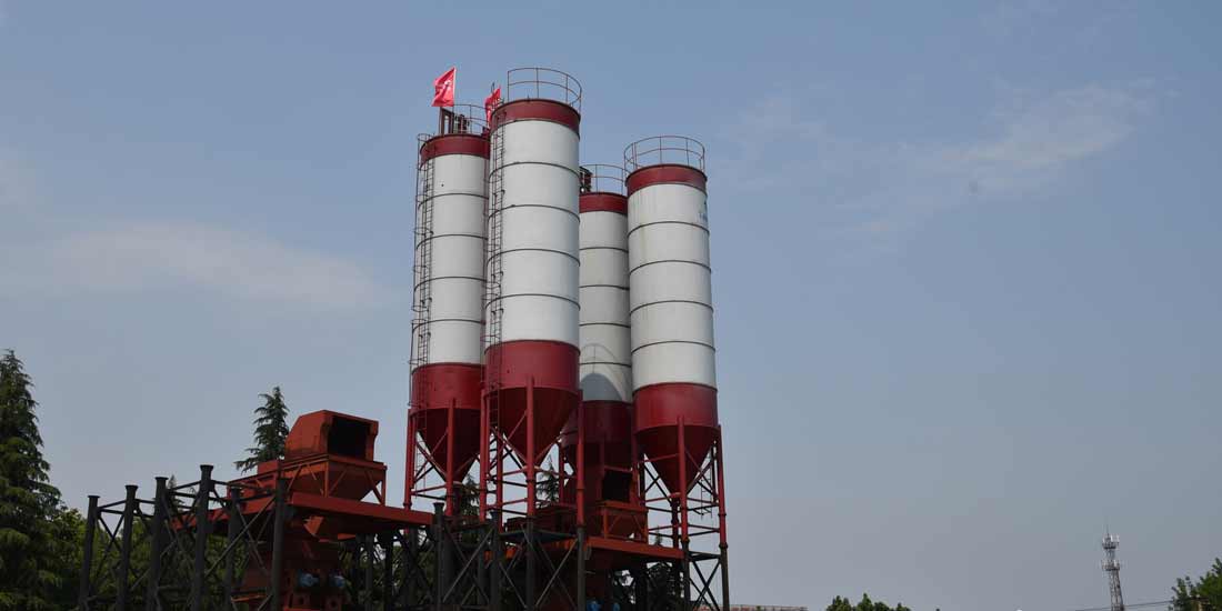Stationary concrete batching plant for sale