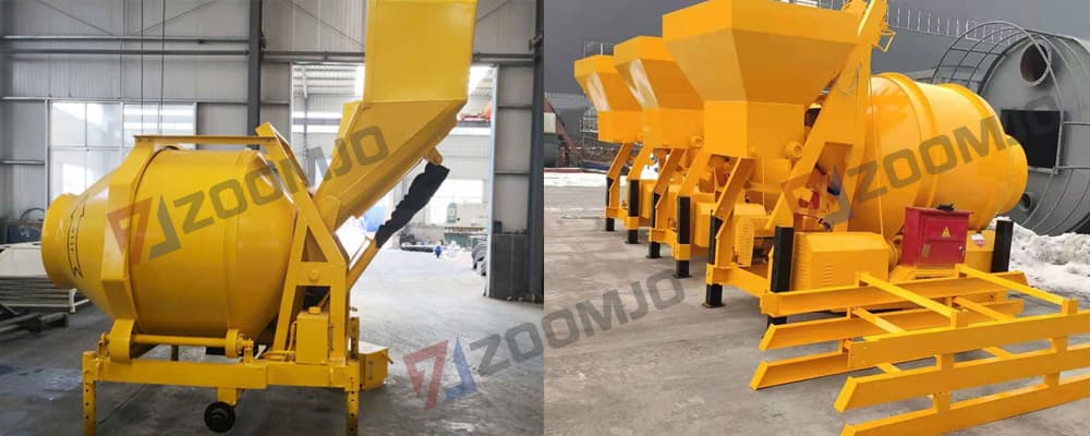 Reverse Hydraulic Drum Concrete Mixer