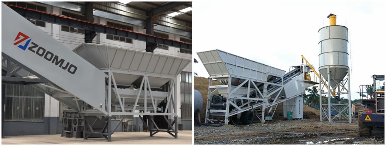 Portable Mobile Mixing Plant